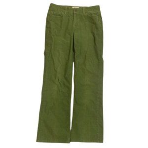 L.L. Bean corduroy pants Girls/Teen/Jr size 10 M/T Green